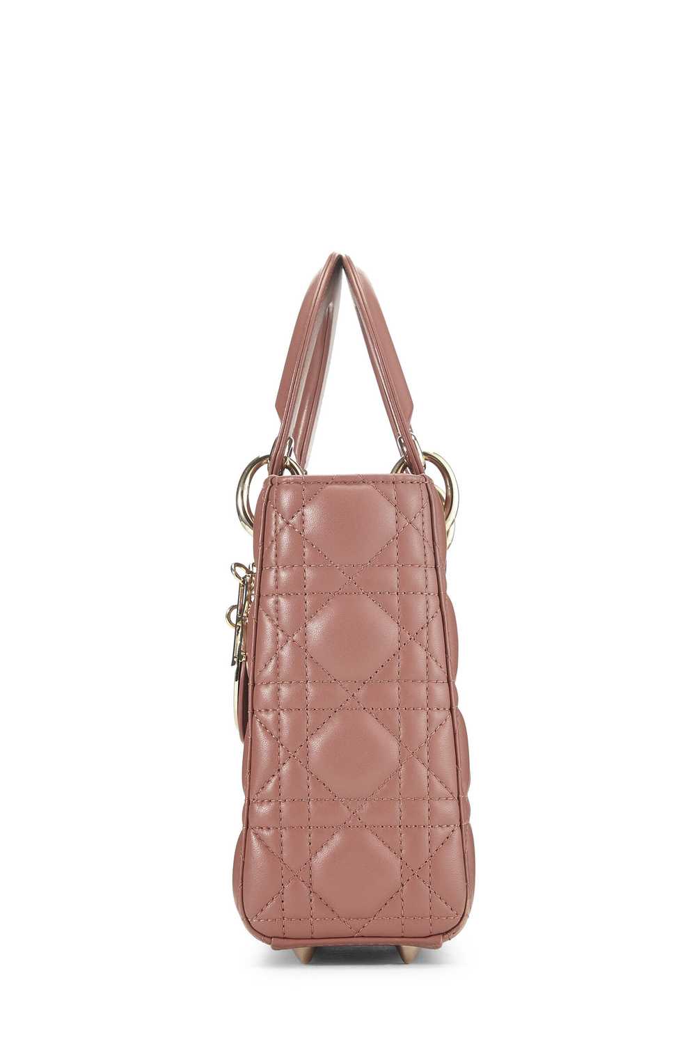 Pink Cannage Lambskin My ABCDior Lady Dior Small - image 3