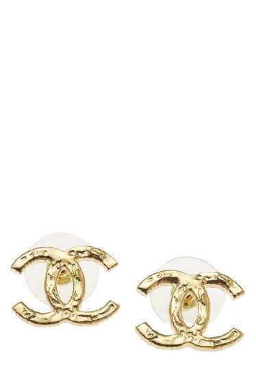 Gold Logo 'CC' Earrings