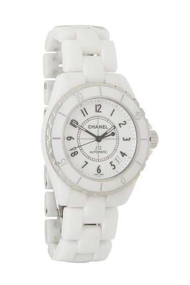 White Ceramic J12 Watch 38mm