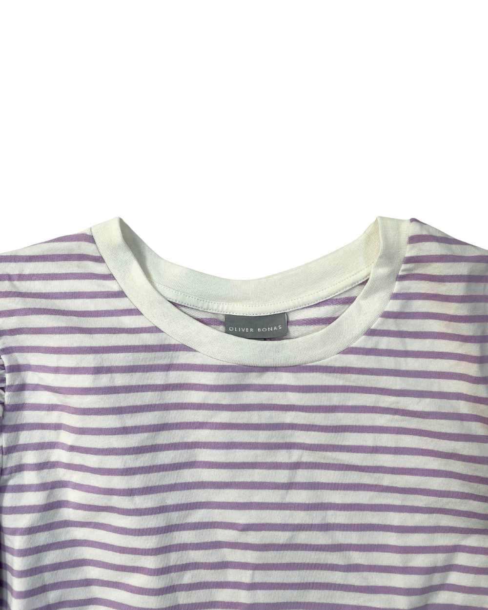 Oliver Bonas Oliver Bonas Purple Stripe Long Slee… - image 3