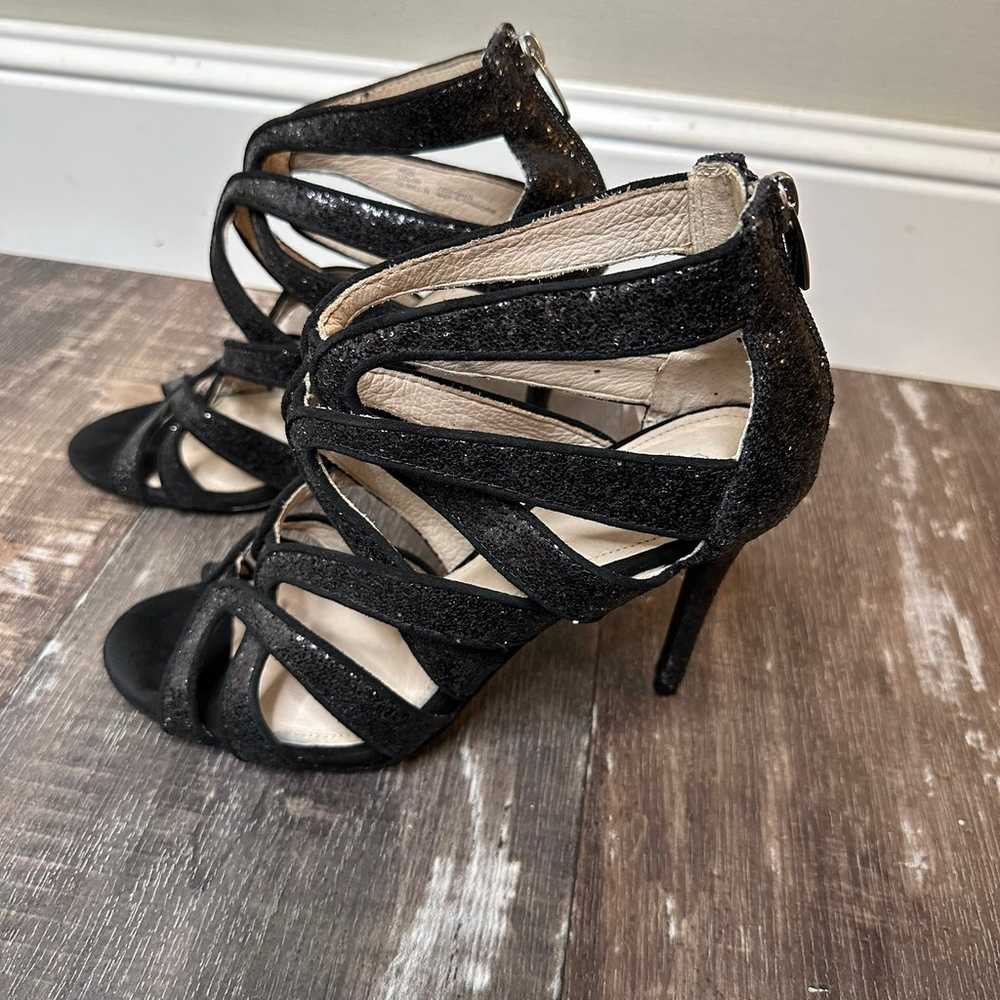Coach Black glitter heels size: 9 women’s formal … - image 5