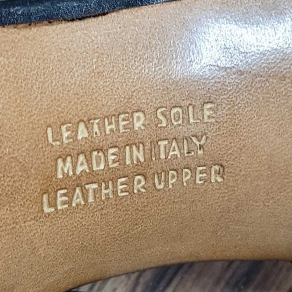 Salvatore Ferragamo vintage leather heels black s… - image 8