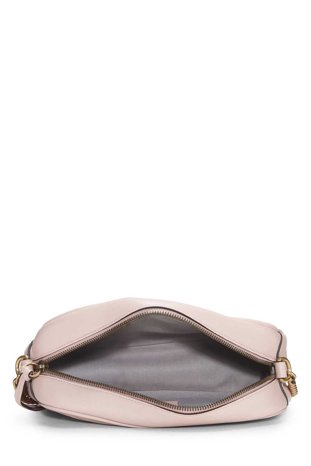 Pink Leather GG Marmont Crossbody Small - image 6