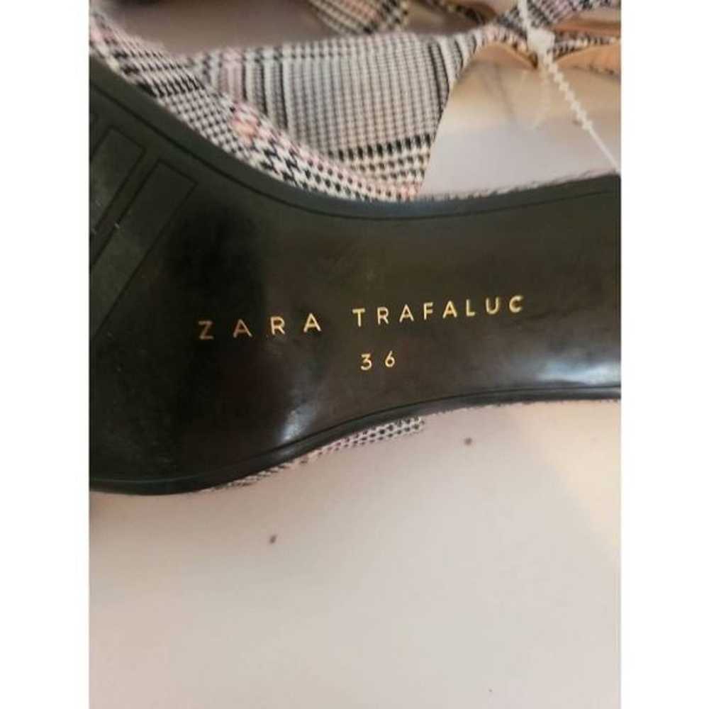 Zara Women's White & Black Houndstooth Trafaluc S… - image 4