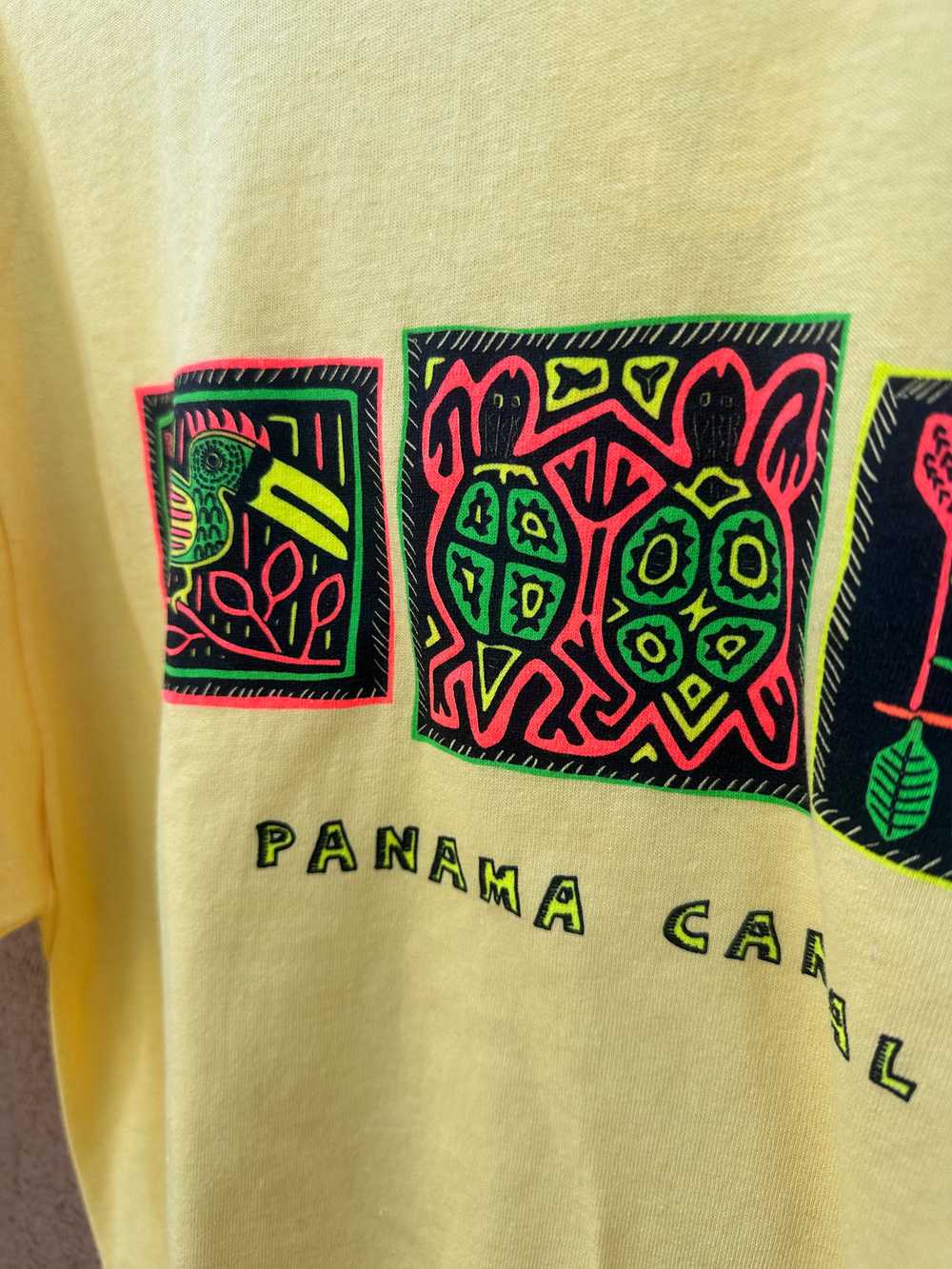 Yellow Panama Canal T-shirt - image 2