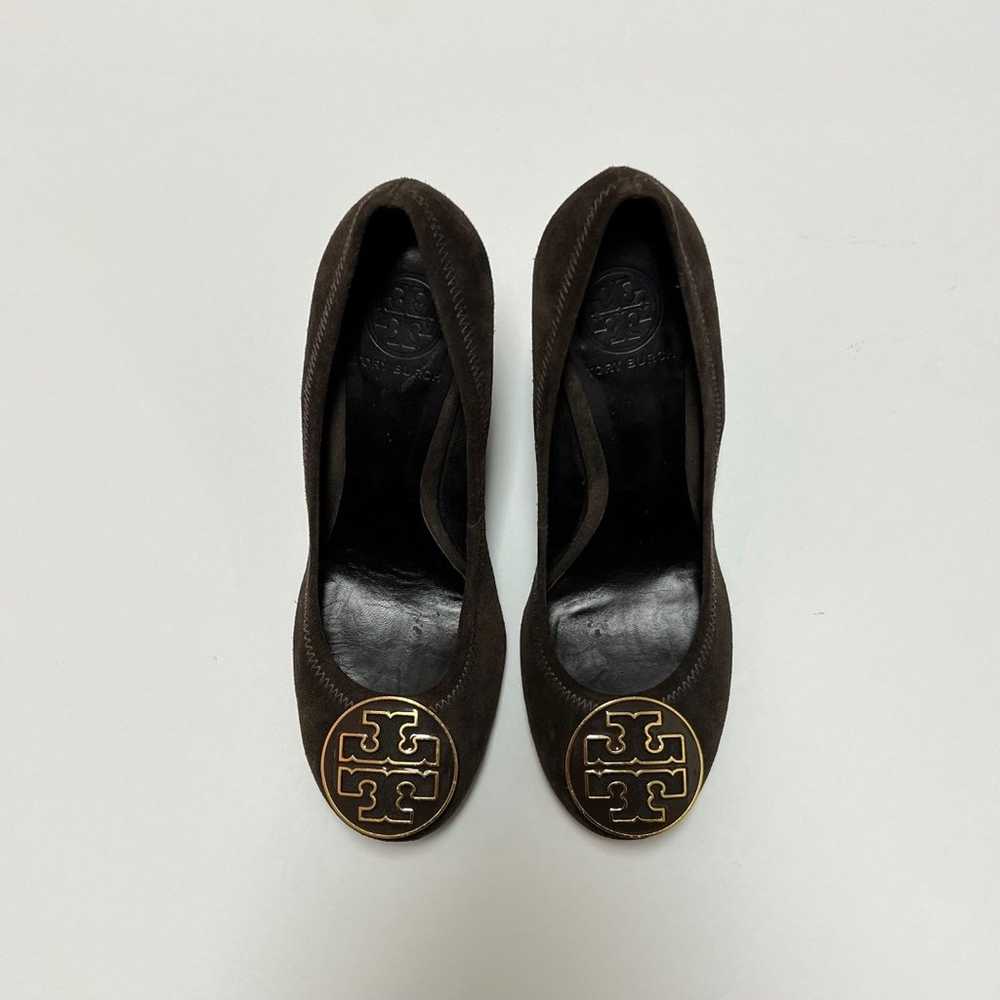 Tory Burch Suede Wedge Shoes - image 1