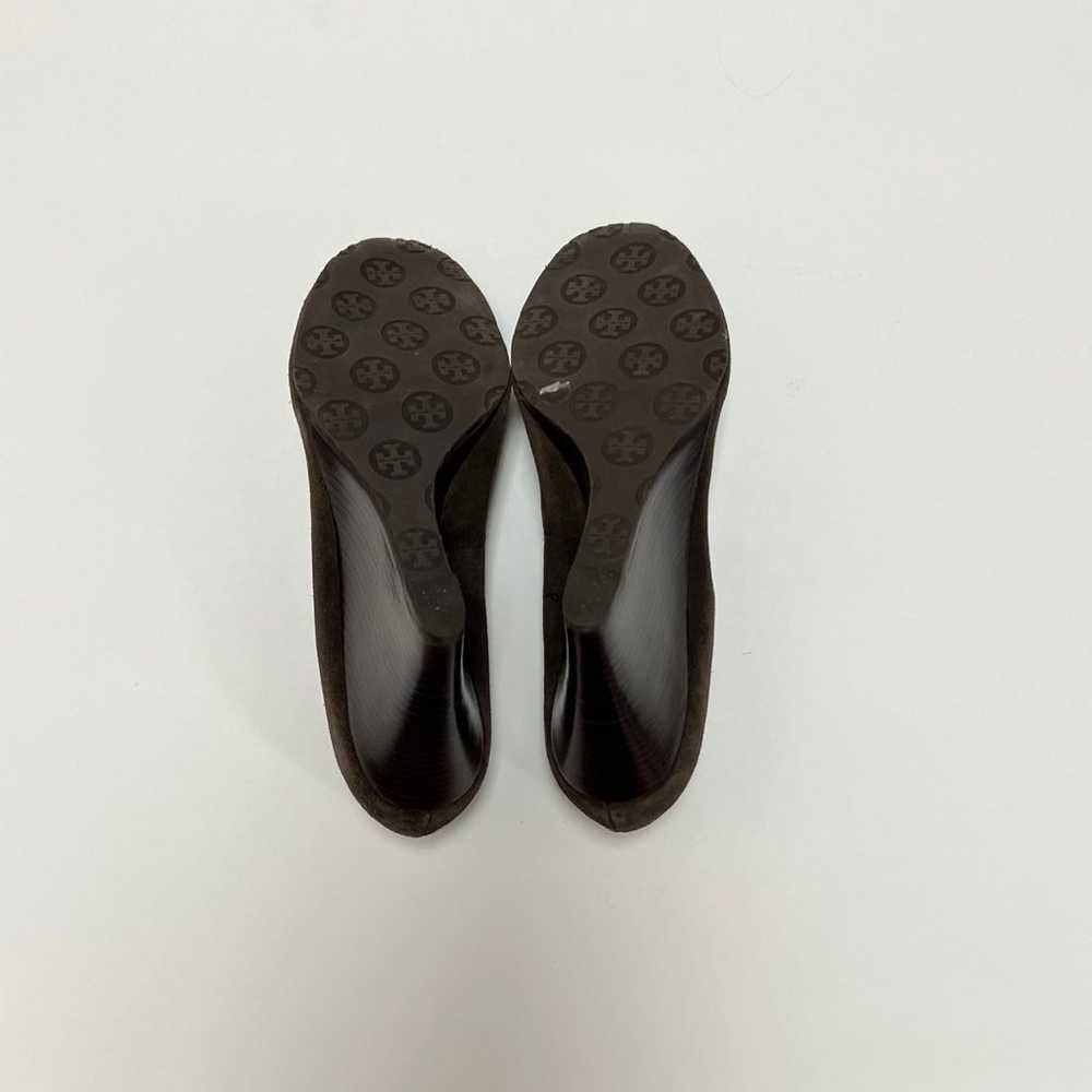 Tory Burch Suede Wedge Shoes - image 2