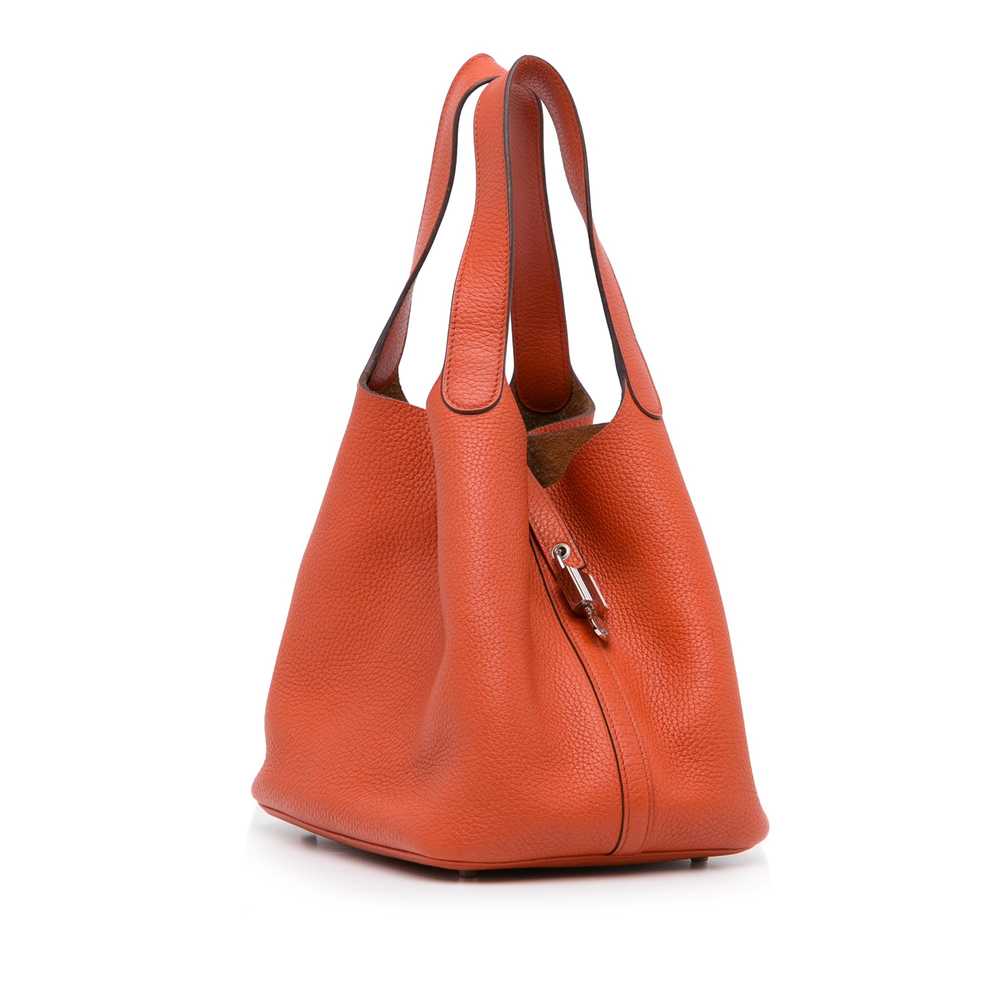 Product Details Orange Clemence Leather Picotin 22 - image 10