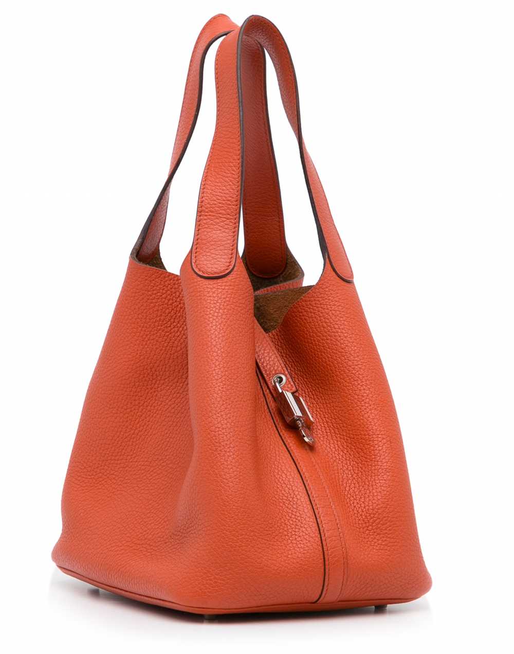 Product Details Orange Clemence Leather Picotin 22 - image 1