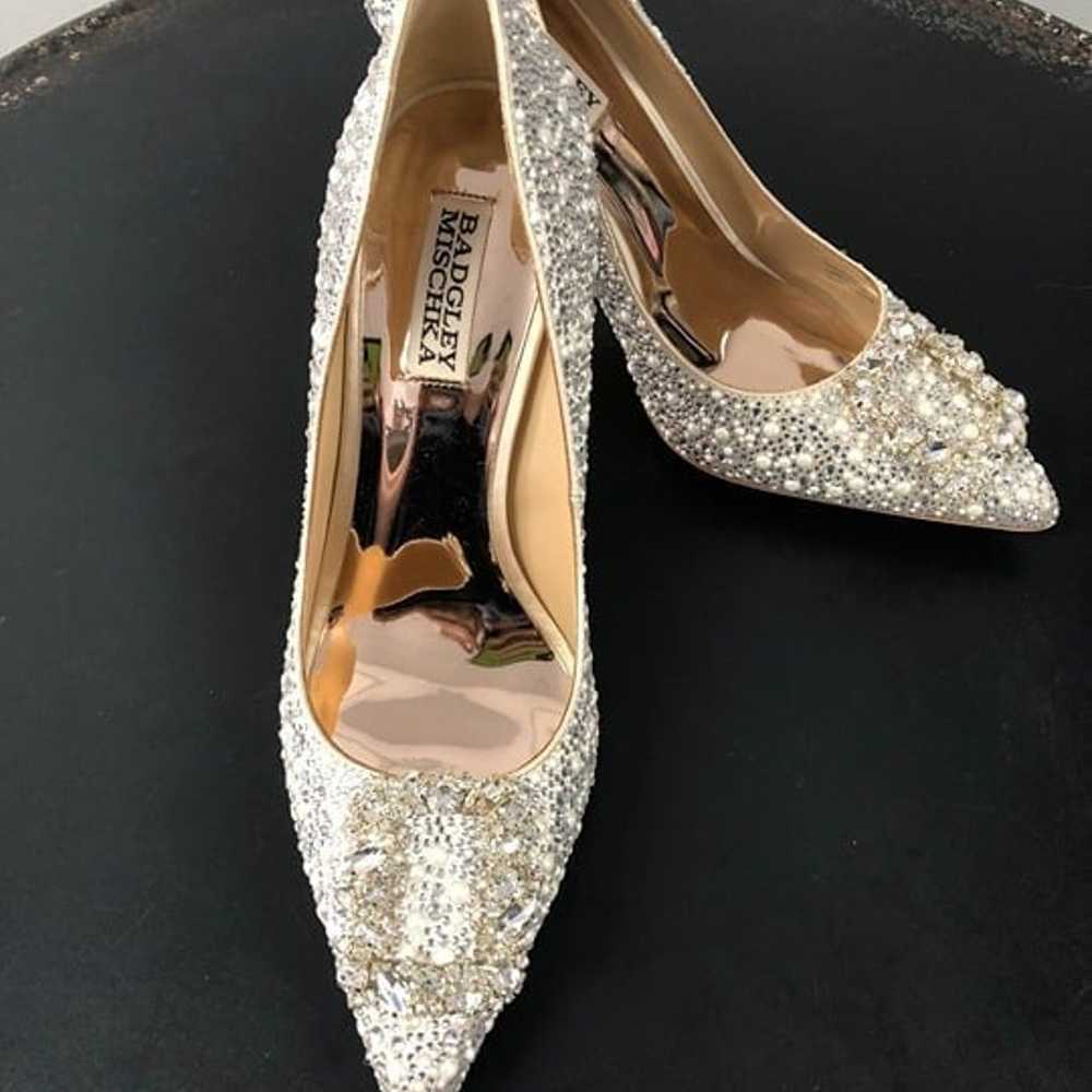 Badgley Mischka Pump Cher II - Embellished Pointe… - image 2