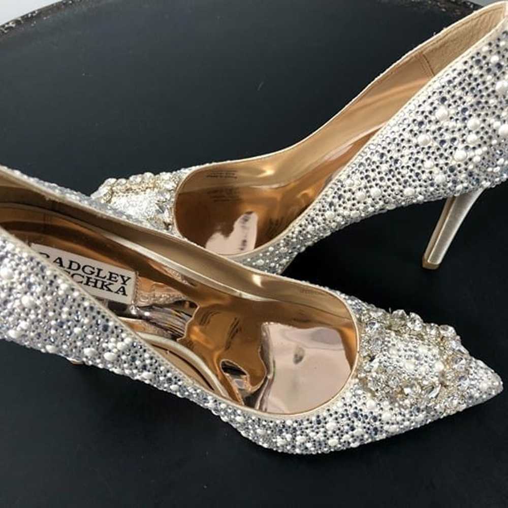 Badgley Mischka Pump Cher II - Embellished Pointe… - image 3