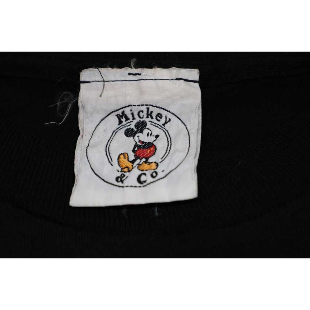 90's Classic Mickey Mouse Embroidered T-Shirt - image 2