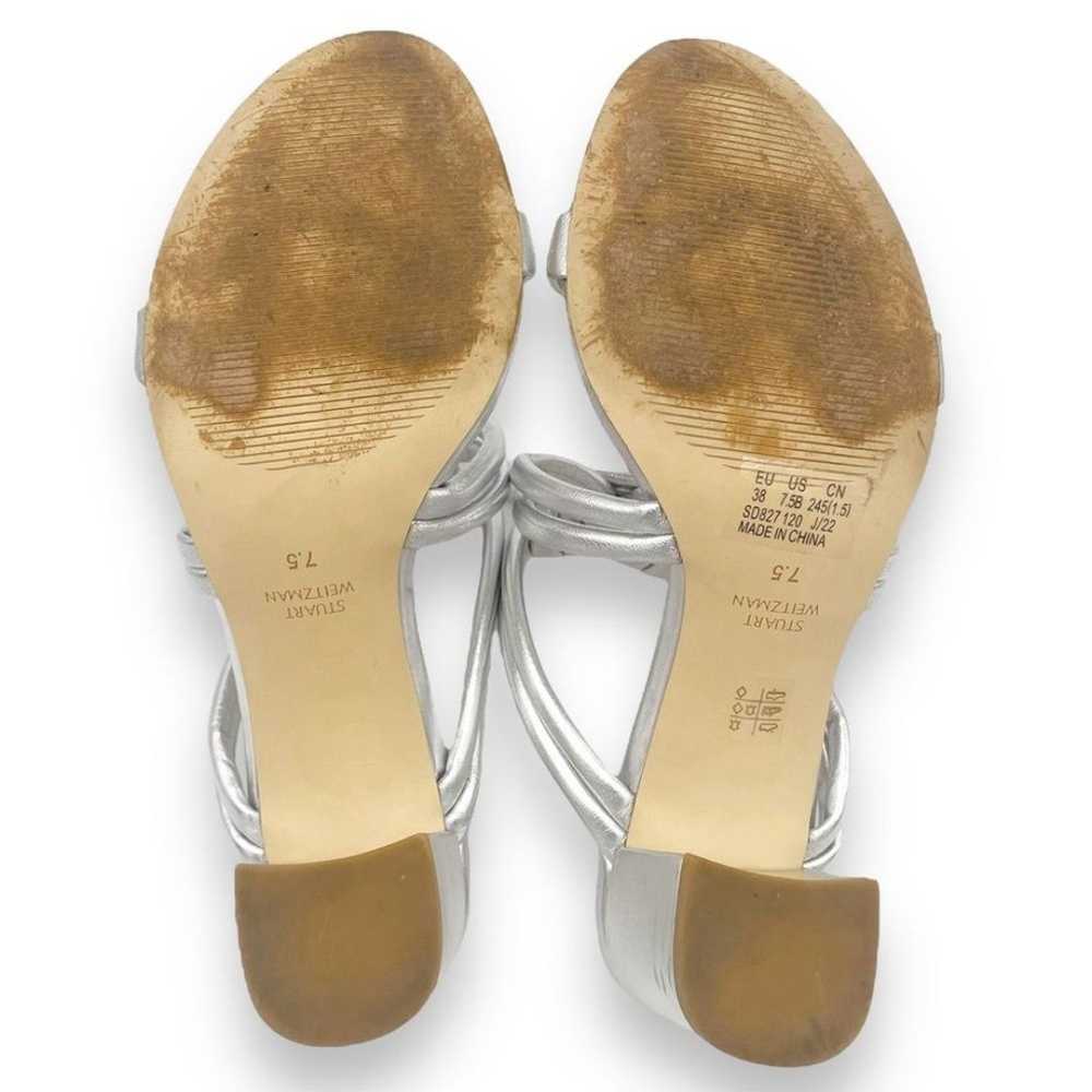 Stuart Weitzman Twist 75 Knot Block Heel Sandal M… - image 12
