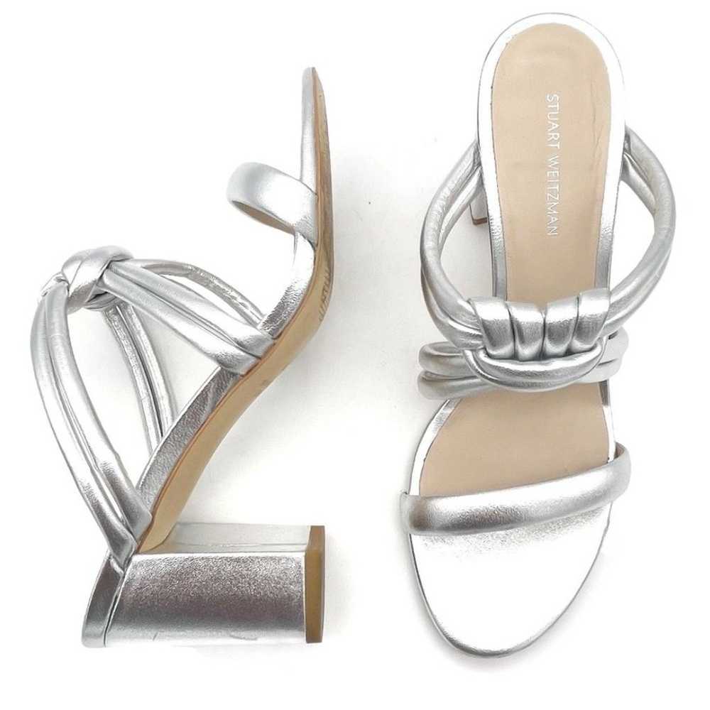 Stuart Weitzman Twist 75 Knot Block Heel Sandal M… - image 5