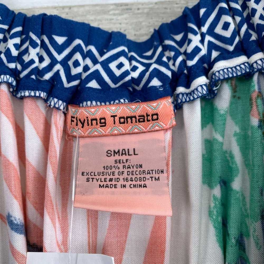 Flying Tomato Off Shoulder Hi-Low Dress White Tro… - image 7