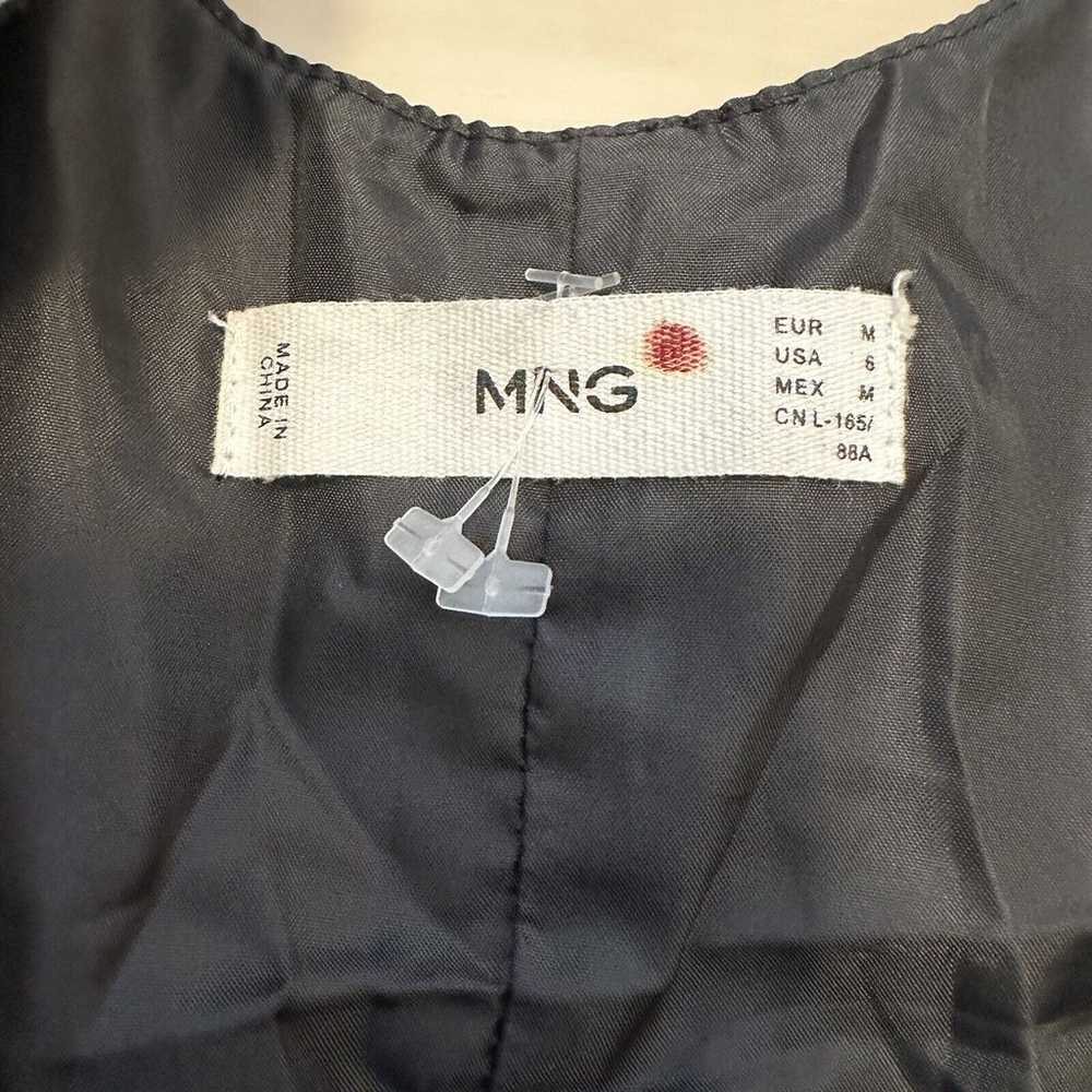 Mango Women 6 Dress Faux-leather Pinafore Dress B… - image 7