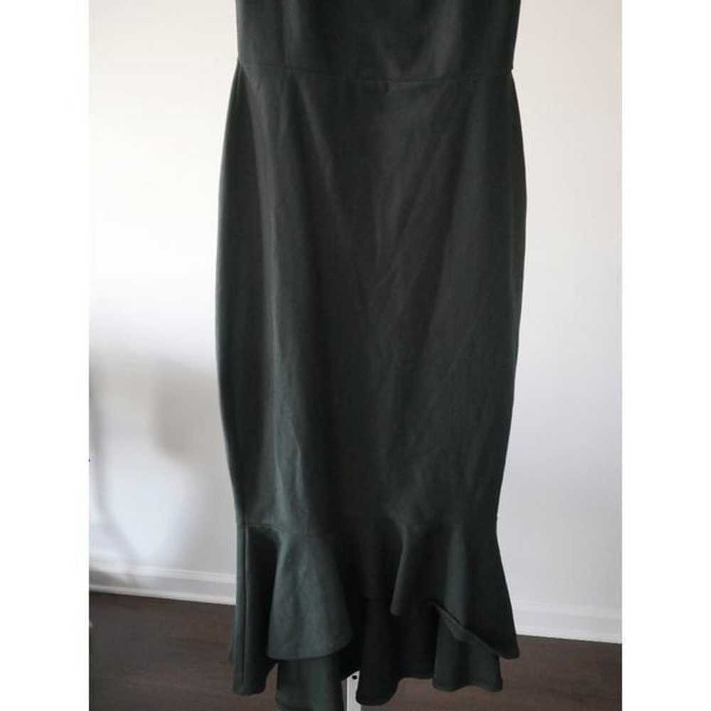 Lulu's Dark Green Off-the-Shoulder Midi Dress M - image 5