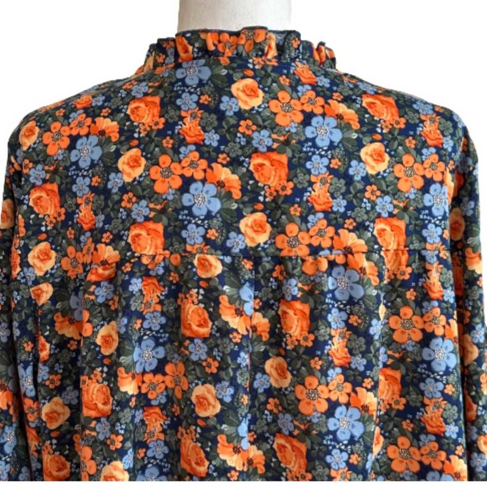 Kirundo Dress Floral Print Long Sleeve Tie Neck R… - image 7