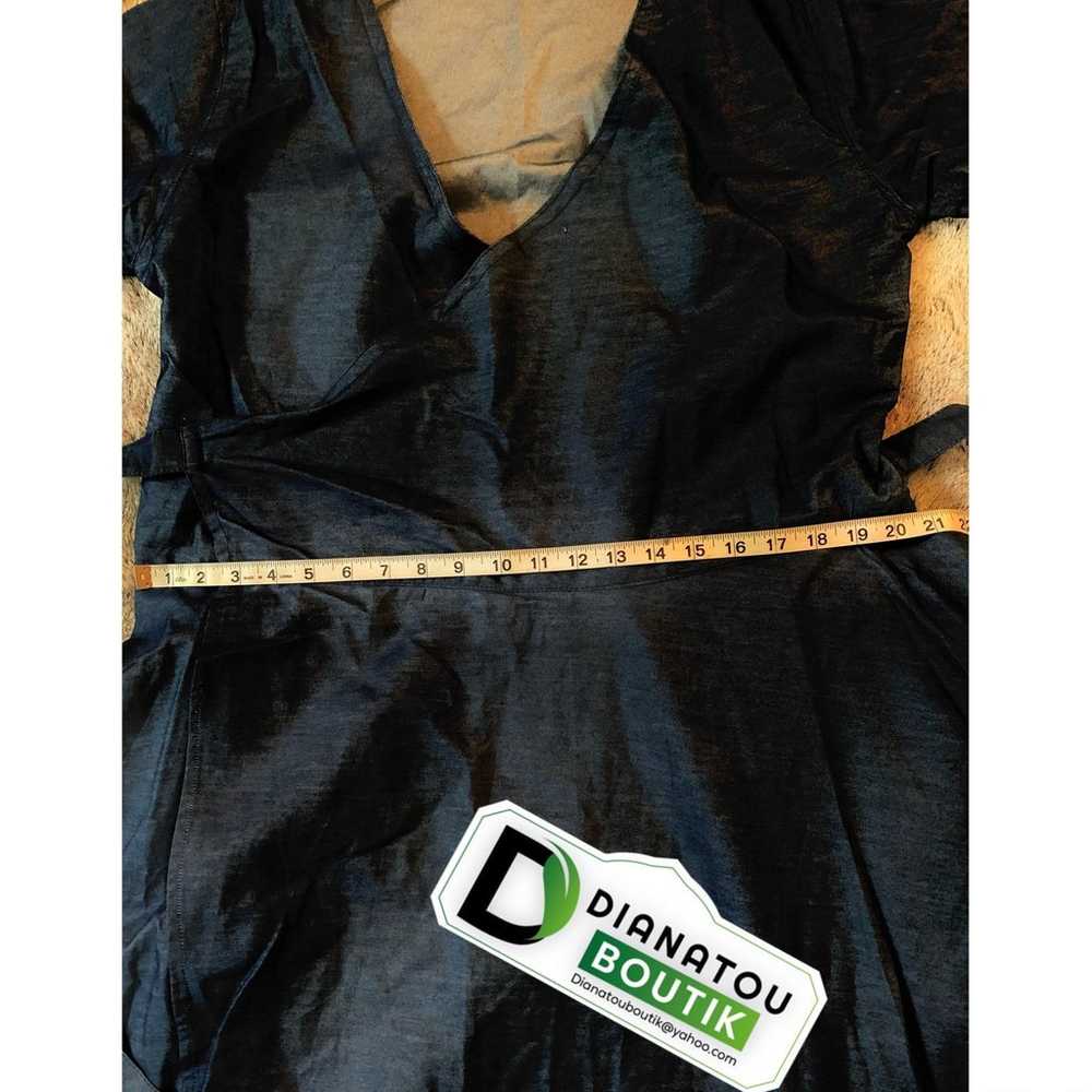 Dianatou Boutik Light Denim Wrap Maxi Dress/Scarf - image 9