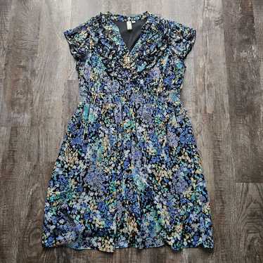 Emma & Michele Ruffle Front Floral Dress