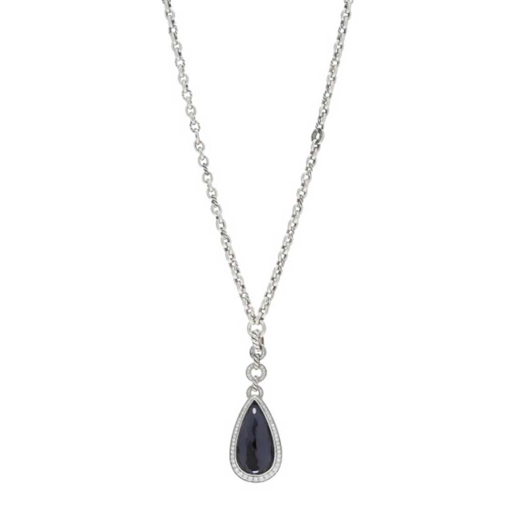 DAVID YURMAN Sterling Silver Diamond Black Orchid… - image 1