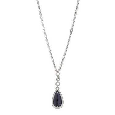 DAVID YURMAN Sterling Silver Diamond Black Orchid… - image 1