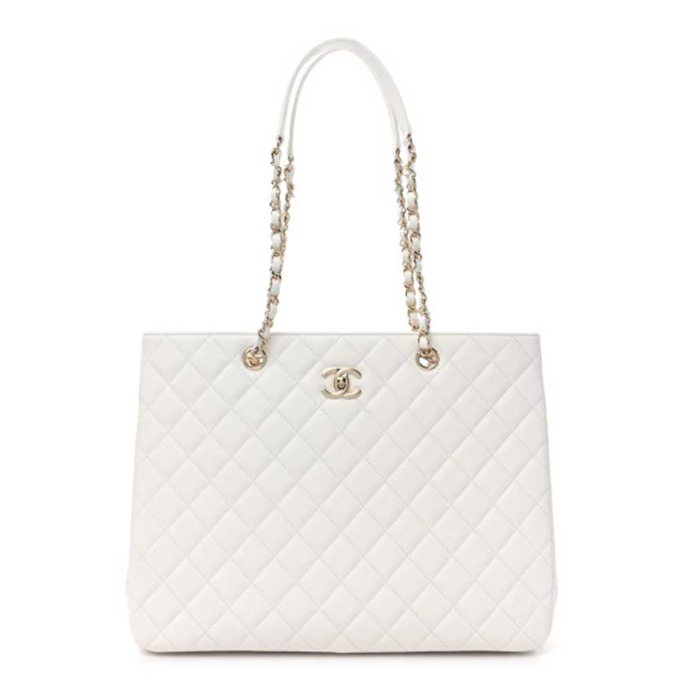 CHANEL Caviar Quilted Large Classic Shopping Tote… - image 1