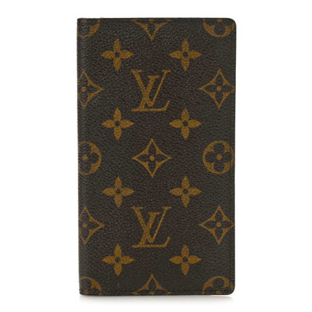 LOUIS VUITTON Monogram Simple Checkbook Holder Wa… - image 1