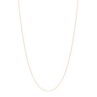 TIFFANY 18K Rose Gold Chain Necklace 20" - image 1