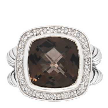 DAVID YURMAN Sterling Silver Diamond Smoky Quartz… - image 1