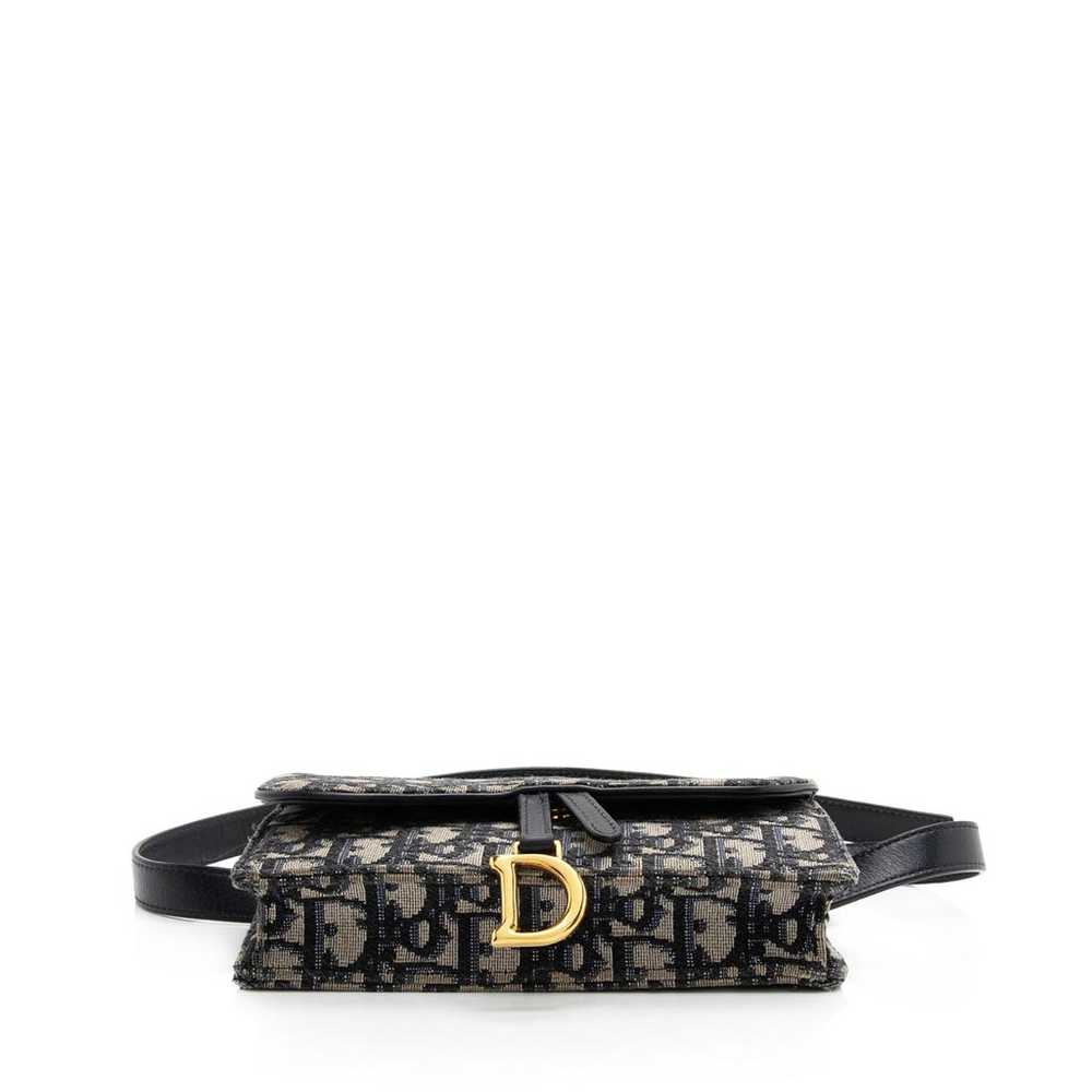Dior Saddle cloth handbag - image 4