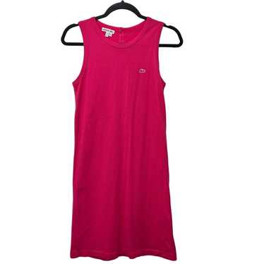 Lacoste Pink Sleeveless Classic Polo Dress - image 1