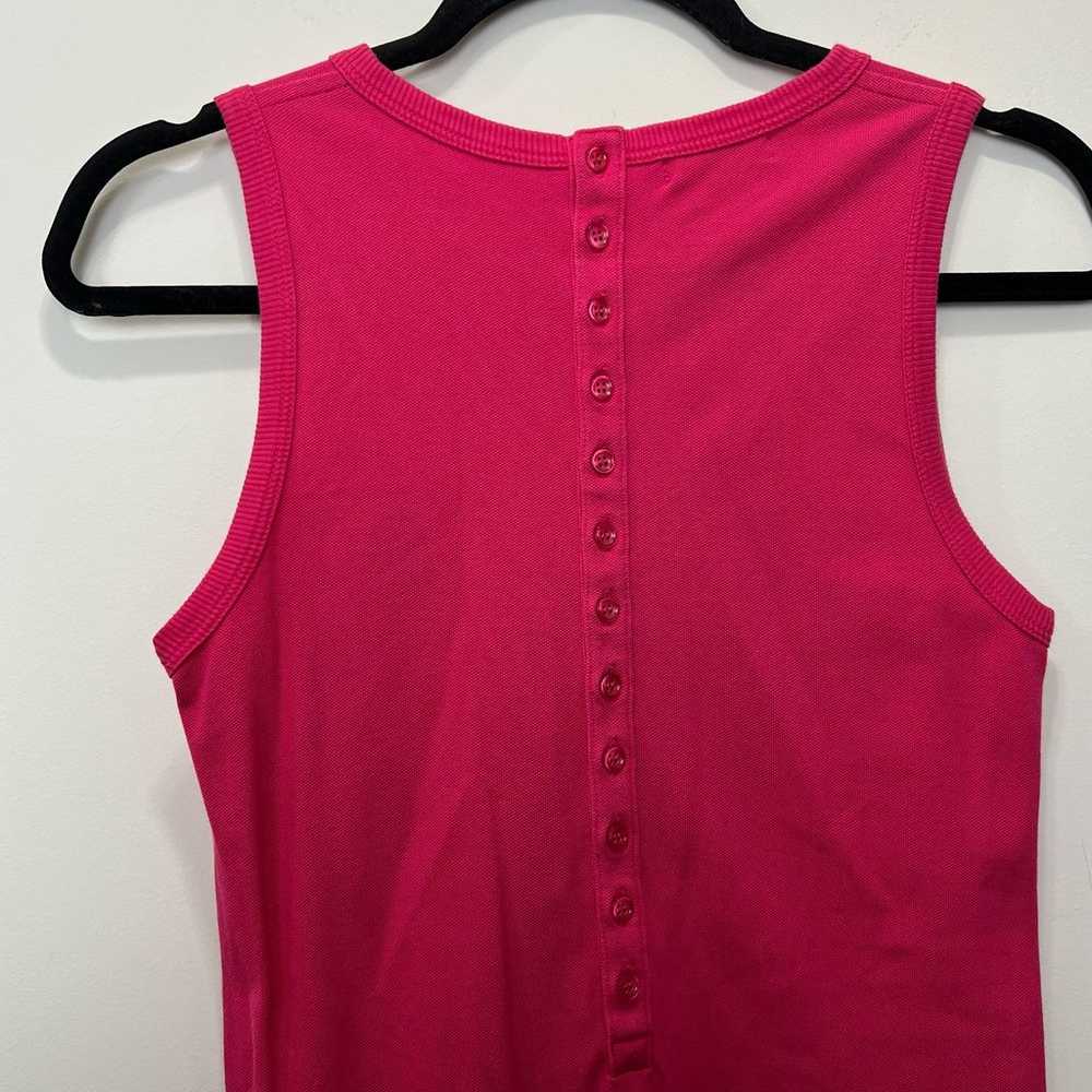 Lacoste Pink Sleeveless Classic Polo Dress - image 4