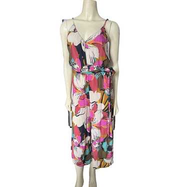 BILLABONG $90 Summer FLORAL TROPICAL JUMPSUIT SIZ… - image 1