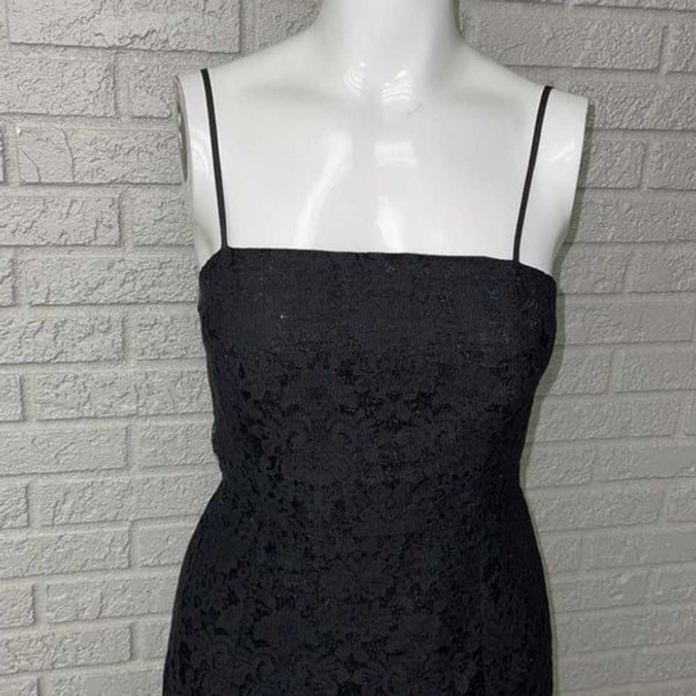 BCBGeneration Black Spaghetti Strap Lace Slip Dre… - image 2