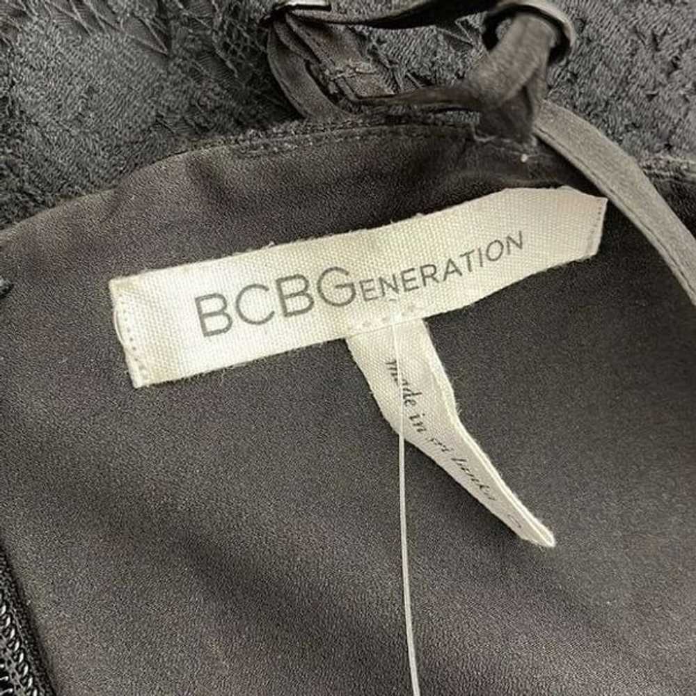 BCBGeneration Black Spaghetti Strap Lace Slip Dre… - image 8