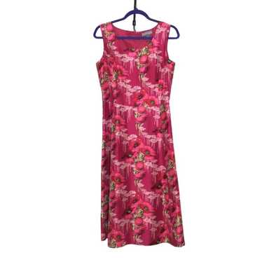 Kate Hill Women's A Line Dress Sz 12 Sleeveless P… - image 1