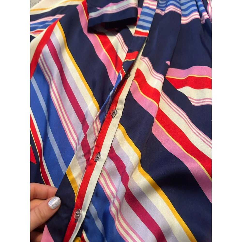 JULIA JORDAN Women’s Striped Multicolor Midi Wrap… - image 6