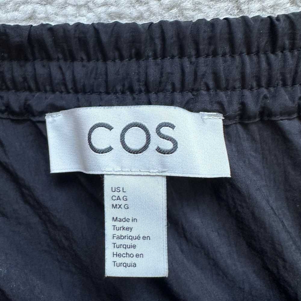 Cos COS Contrast Volume Sleeve Top Black Size L - image 9