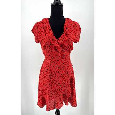 Sunday Best Aritzia savoy red leopard dress 0 - image 1