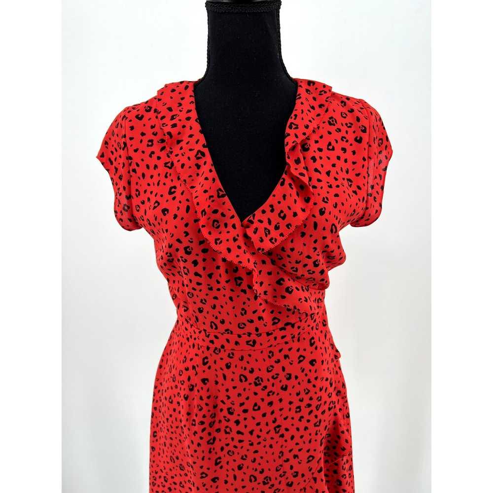 Sunday Best Aritzia savoy red leopard dress 0 - image 3