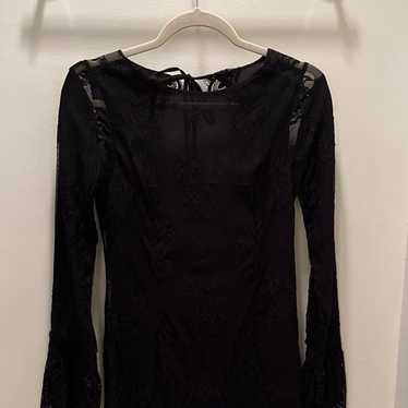 black lace minidress - image 1
