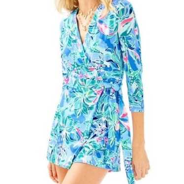 Lily Pulitzer Karlie Wrap Romper - Size Small - image 1