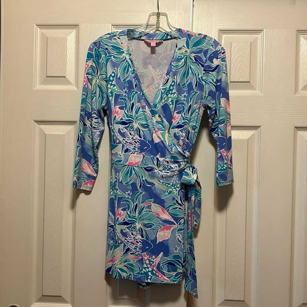 Lily Pulitzer Karlie Wrap Romper - Size Small - image 2