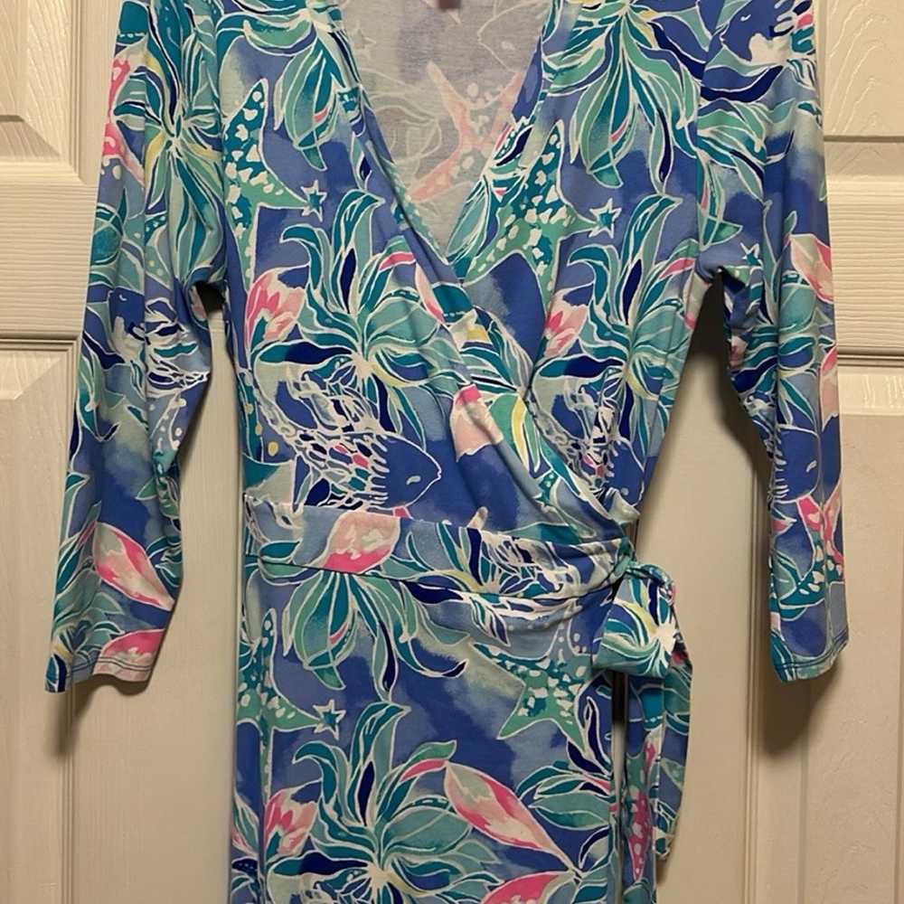 Lily Pulitzer Karlie Wrap Romper - Size Small - image 4