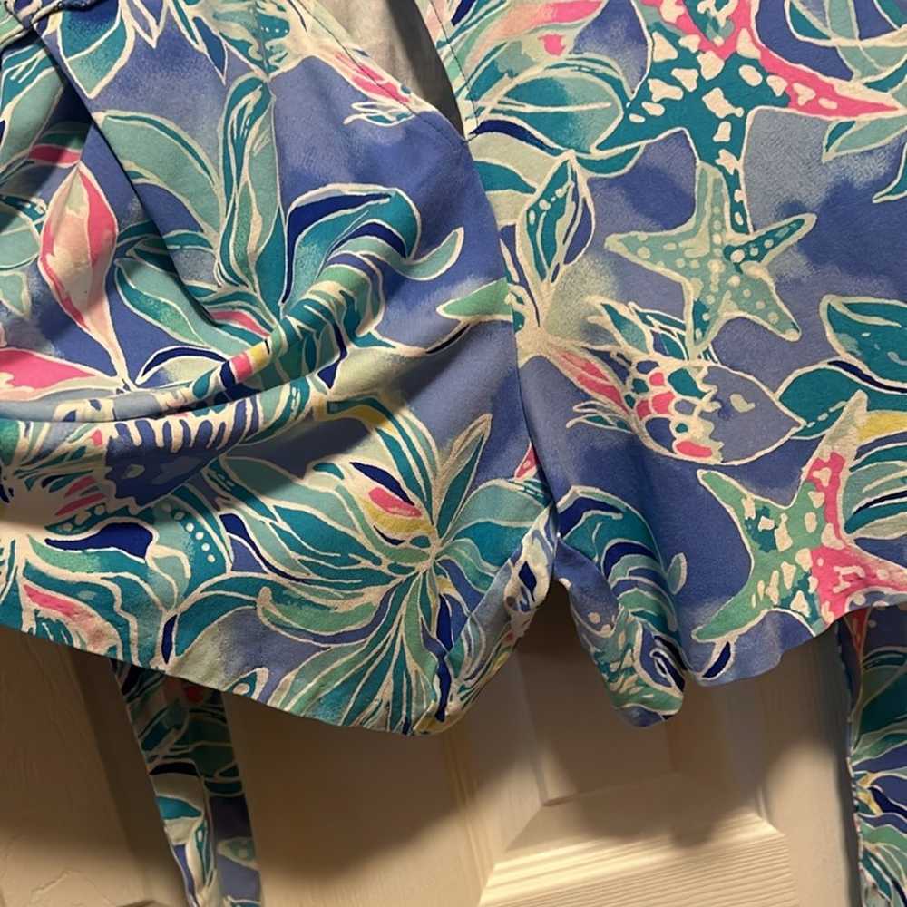 Lily Pulitzer Karlie Wrap Romper - Size Small - image 6
