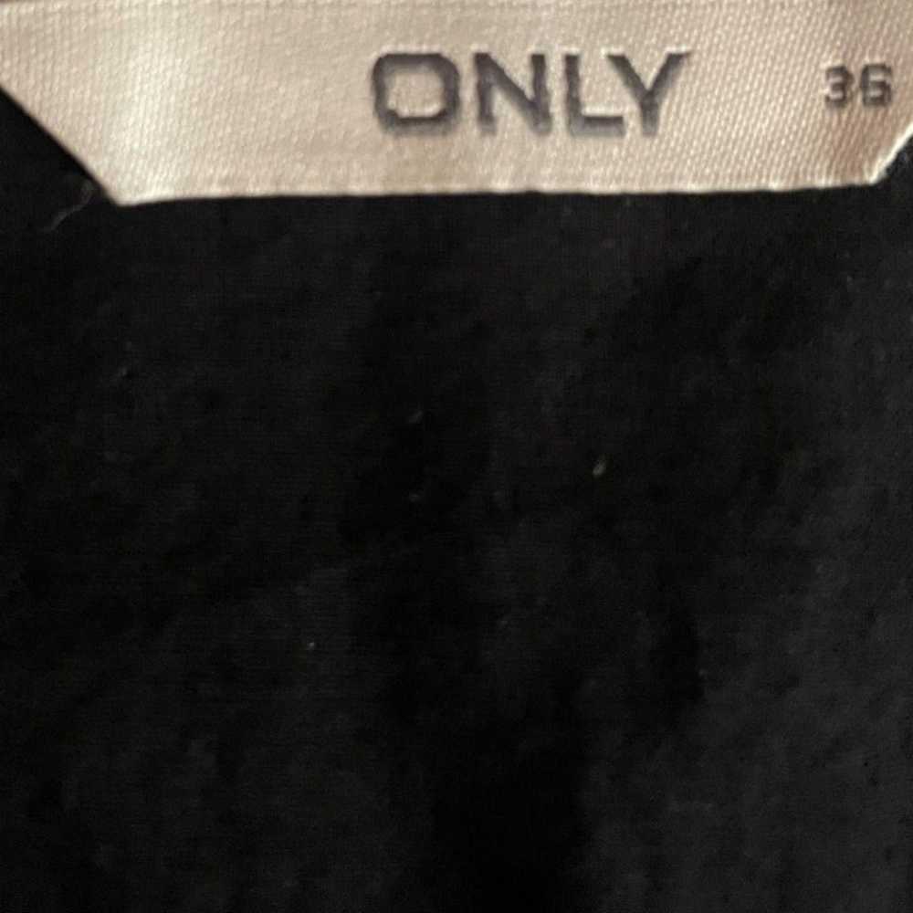 ONLY Boho Fit & Flare Black Dress Size 36/S - image 7