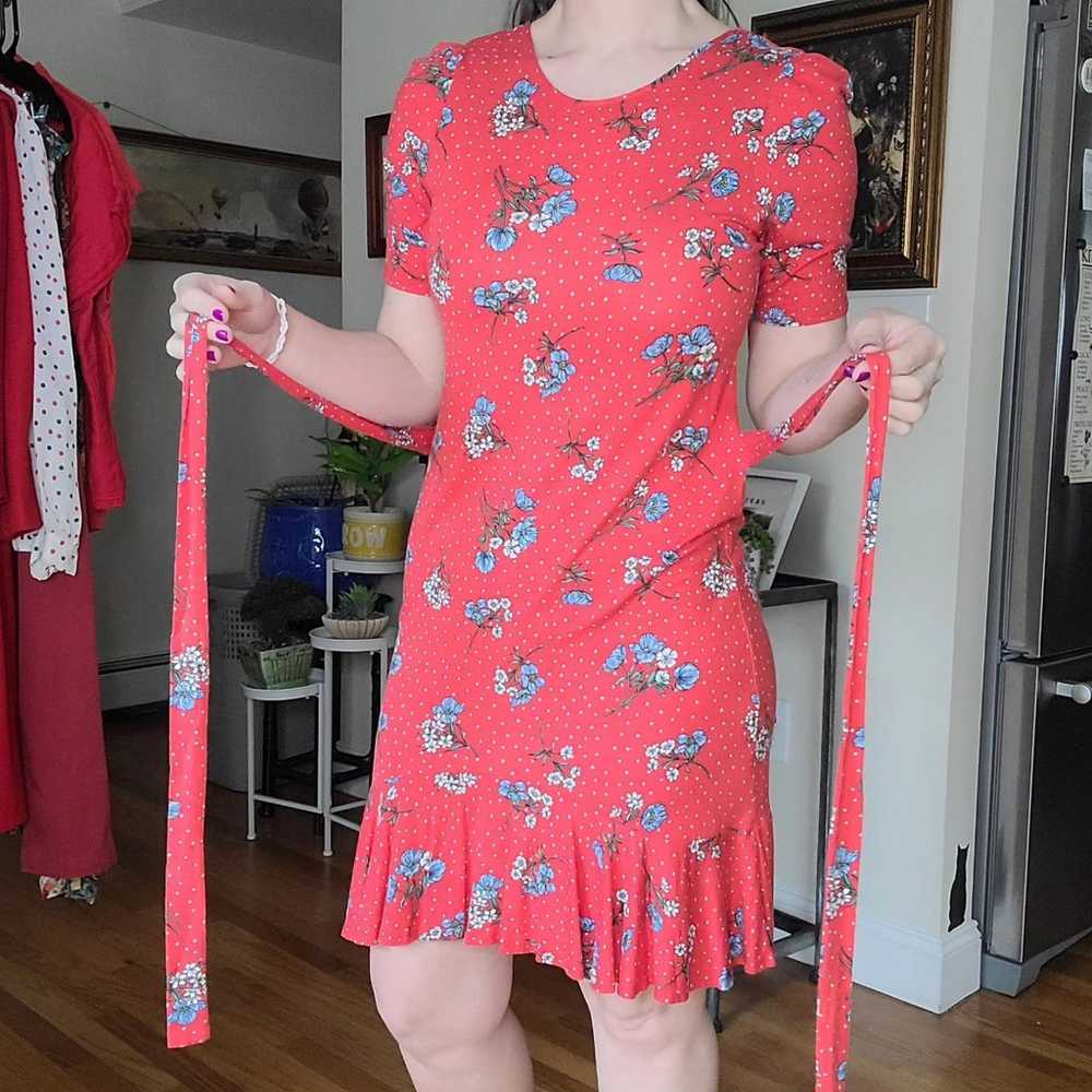 Modern floral polka dots stretch dress - ASOS - image 2