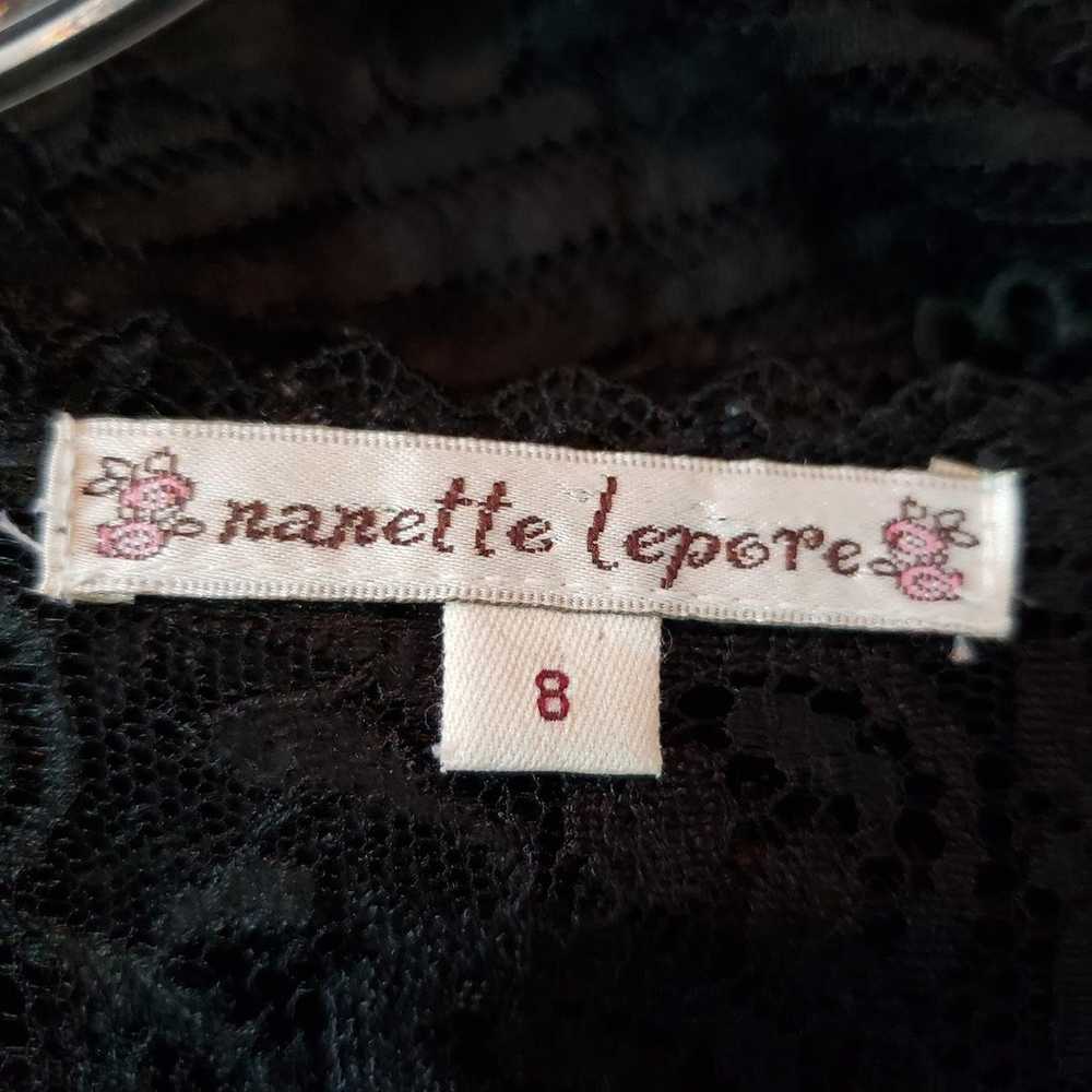 Vintage Nanette Lepore Lace Dress - 8 - image 4