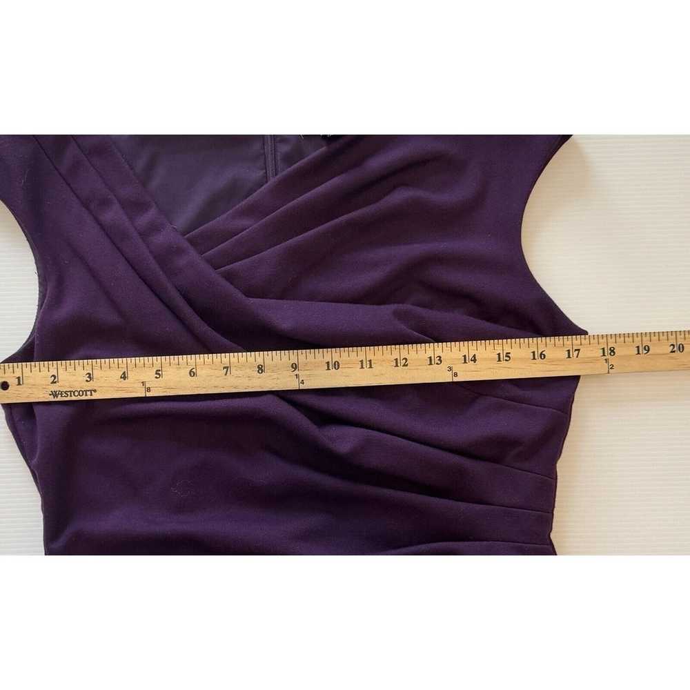 Lauren Ralph Lauren Dress Size Size 10 Deep Purpl… - image 11